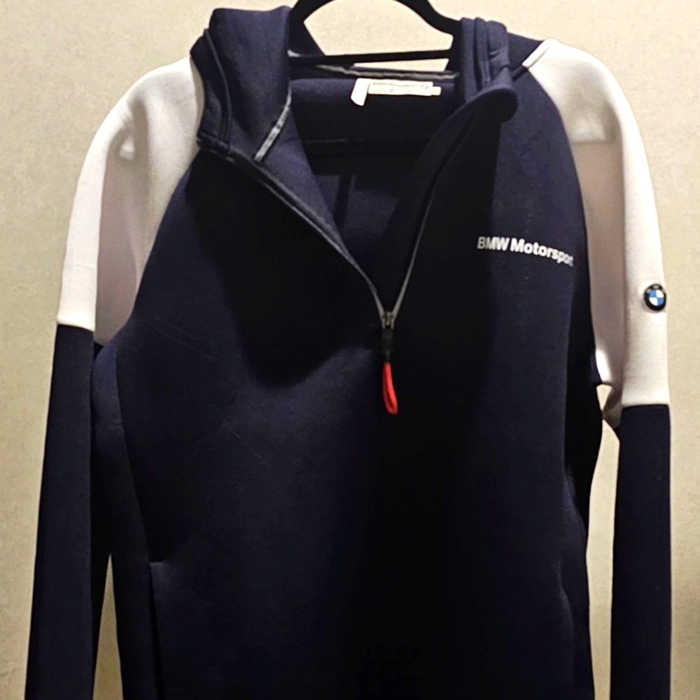 BMW Motorsport Navy and White Hoodie